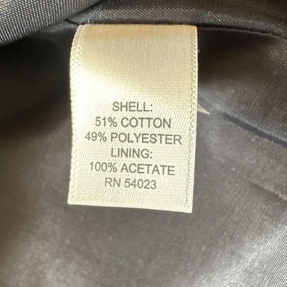 Banana Republic Women’s Pencil Skirt Sz 8‎ Black Metallic Texture Pleated - Picture 6 of 9